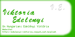 viktoria edelenyi business card